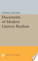 Documents of modern literary realism / edited by George J. Becker.