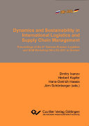 Dynamics and Sustainability in International Logistics and Supply Chain Management.
