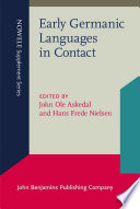 Early Germanic languages in contact /