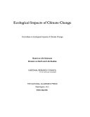 Ecological impacts of climate change /