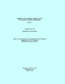 Emergency and continuous exposure limits for selected airborne contaminants.