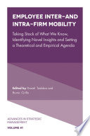 Employee inter- and intra-firm mobility : taking stock of what we know, identifying novel insights and setting a theoretical and empirical agenda /