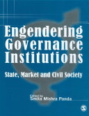 Engendering governance institutions : state, market and civil society /