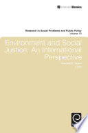 Environment and social justice an international perspective /