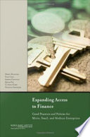 Expanding access to finance good practices and policies for micro, small, and medium enterprises /