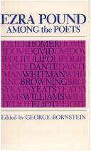 Ezra Pound among the poets : Homer, Ovid, Li Po, Dante, Whitman, Browning, Yeats, Williams, Eliot / edited by George Bornstein.