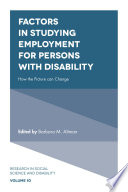 Factors in studying employment for persons with disability : how the picture can change /