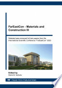 FarEastCon - Materials and Construction III /