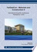 FarEastCon - material and construction.