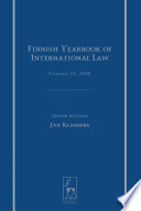 Finnish yearbook of international law. editor-in-chief, Jan Klabbers.