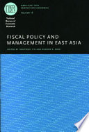 Fiscal policy and management in East Asia /