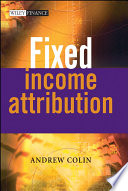 Fixed income attribution /