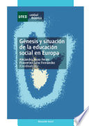 Genesis y situacion de la educacion social en Europa /