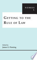 Getting to the rule of law /