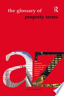 Glossary of property terms /