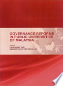 Governance reforms in public universities of Malaysia /