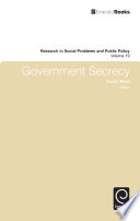 Government secrecy /