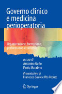 Governo clinico e medicina perioperatoria : organizzazione, formazione, performance, eccellenza /