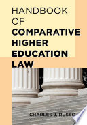 Handbook of comparative higher education law