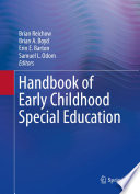 Handbook of early childhood special education /