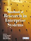 Handbook of research in enterprise systems /