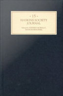 Haskins Society Journal. studies in medieval history /