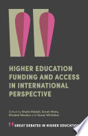 Higher education funding and access in international perspective /