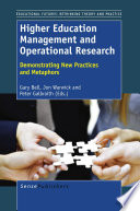 Higher education management and operational research : demonstrating new practices and metaphors /