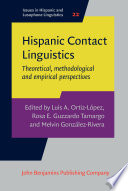 Hispanic contact linguistics : theoretical, methodological and empirical perspectives /