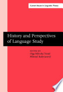 History and Perspectives of Language Study : Papers in Honor of Ranko Bugarski / edited by Olga Mišeska Tomić, Milorad Radovanović.