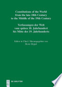 Hrvatski, slovenski i češki ustavni documenti 1818-1849 / urednici Dalibor Čepulo [and others] = Hrvaški, slovenski in češki ustavni dokumenti 1818-1849 / uredniki Dalibor Čepulo [and others] = Croatian, Slovenian and Czech constitutional documents 1818-1849 / edited by Dalibor Čepulo [and others].