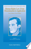 Human rights law : from dissemination to application : essays in honour of Göran Melander /