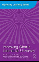 Improving what is learned at university an exploration of the social and organisational diversity of university education /