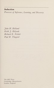 Induction : processes of inference, learning, and discovery / John H. Holland [and others]