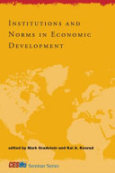 Institutions and norms in economic development /