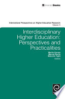 Interdisciplinary higher education : perspectives and practicalities /