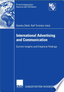 International advertising and communication : current insights and empirical findings / Sandra Diehl, Ralf Terlutter (eds).