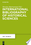 International bibliography of historical sciences.