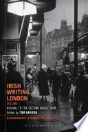 Irish writing London edited by Tom Herron.
