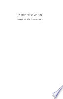 James Thomson : essays for the tercentenary / edited by Richard Terry.