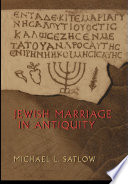 Jewish marriage in antiquity /