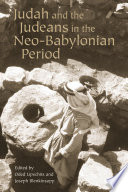 Judah and the Judeans in the neo-Babylonian period