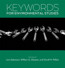 Keywords for environmental studies /