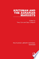 Kritsman and the Agrarian Marxists / edited by Terry Cox and Gary Littlejohn.