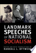 Landmark speeches of National Socialism
