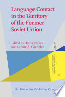 Language contact in the territory of the former Soviet Union /