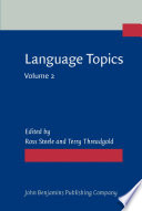 Language topics : essays in honour of Michael Halliday.