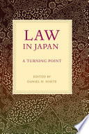 Law in Japan a turning point /
