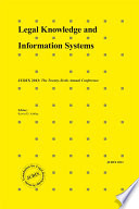 Legal knowledge and information systems : JURIX 2013: the Twenty-Sixth Annual Conference /