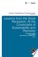 Lessons from the great recession : at the crossroads of sustainability and recovery /